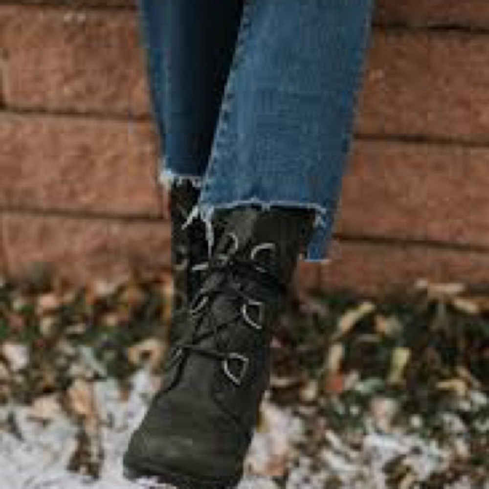 Sorel Women's Gray Boots size 6 Joan of arch wedge II - Picture 2 of 8